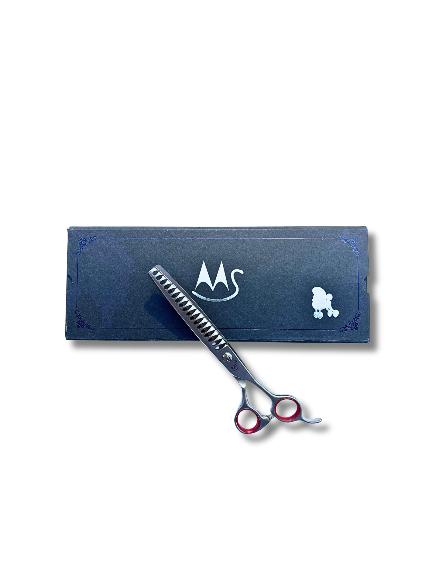 BD-7018 professional straight thinning scissor 7.0" 18 teeth