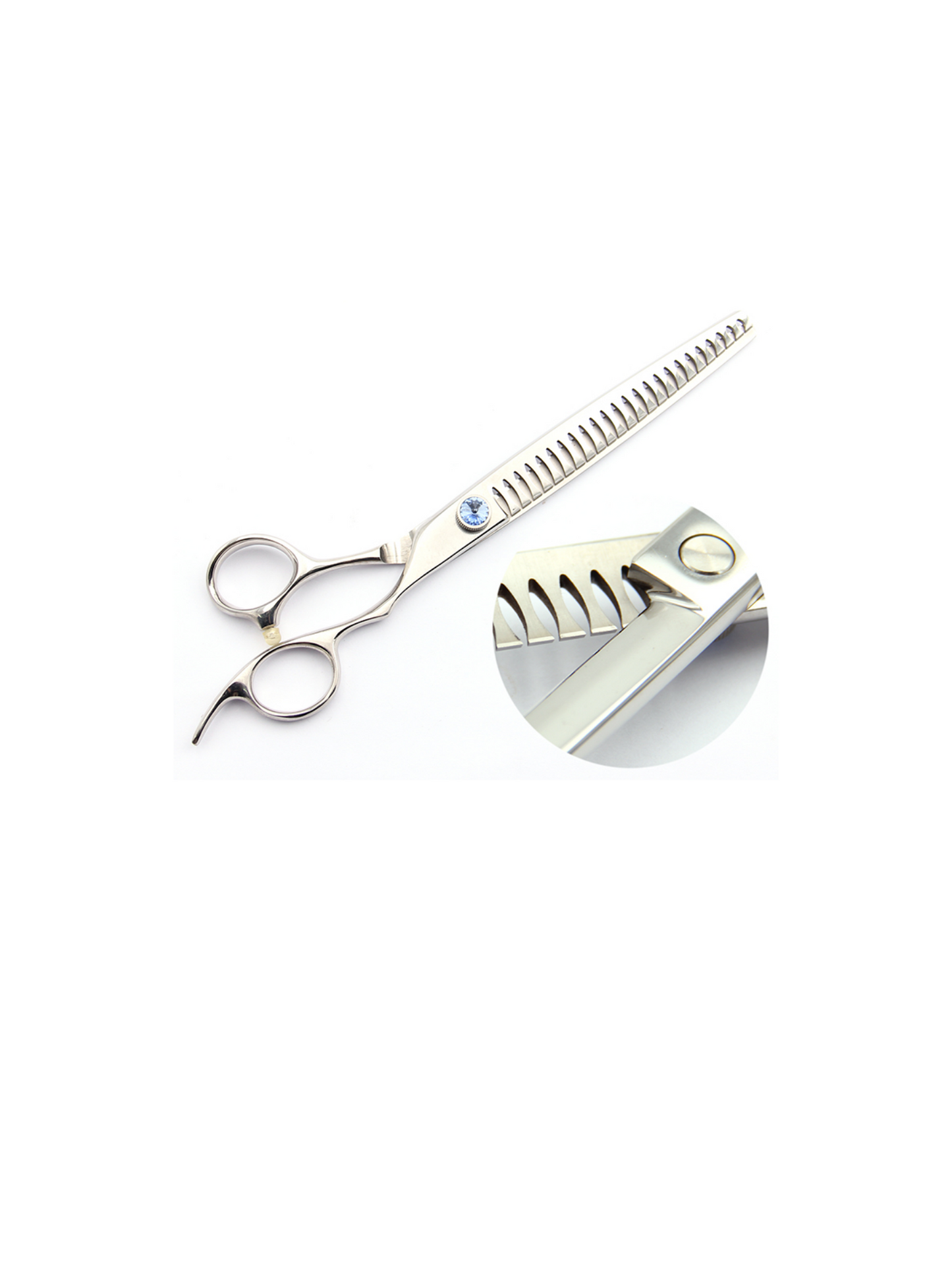 F2F-7524 professional straight thinning scissor 7.5" 24 teeth (LH)