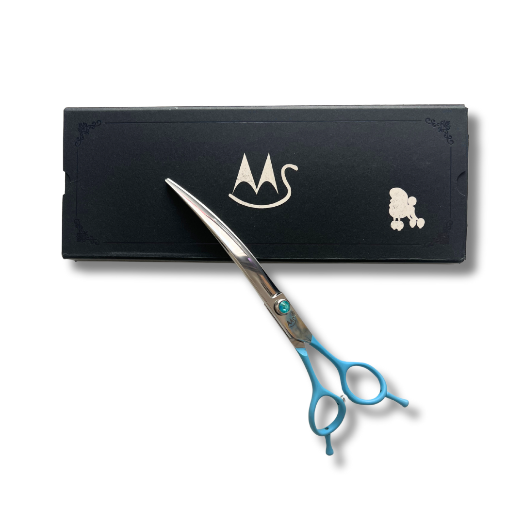 QD-75 Professional curved scissors 7.5" (non-serrated version)
