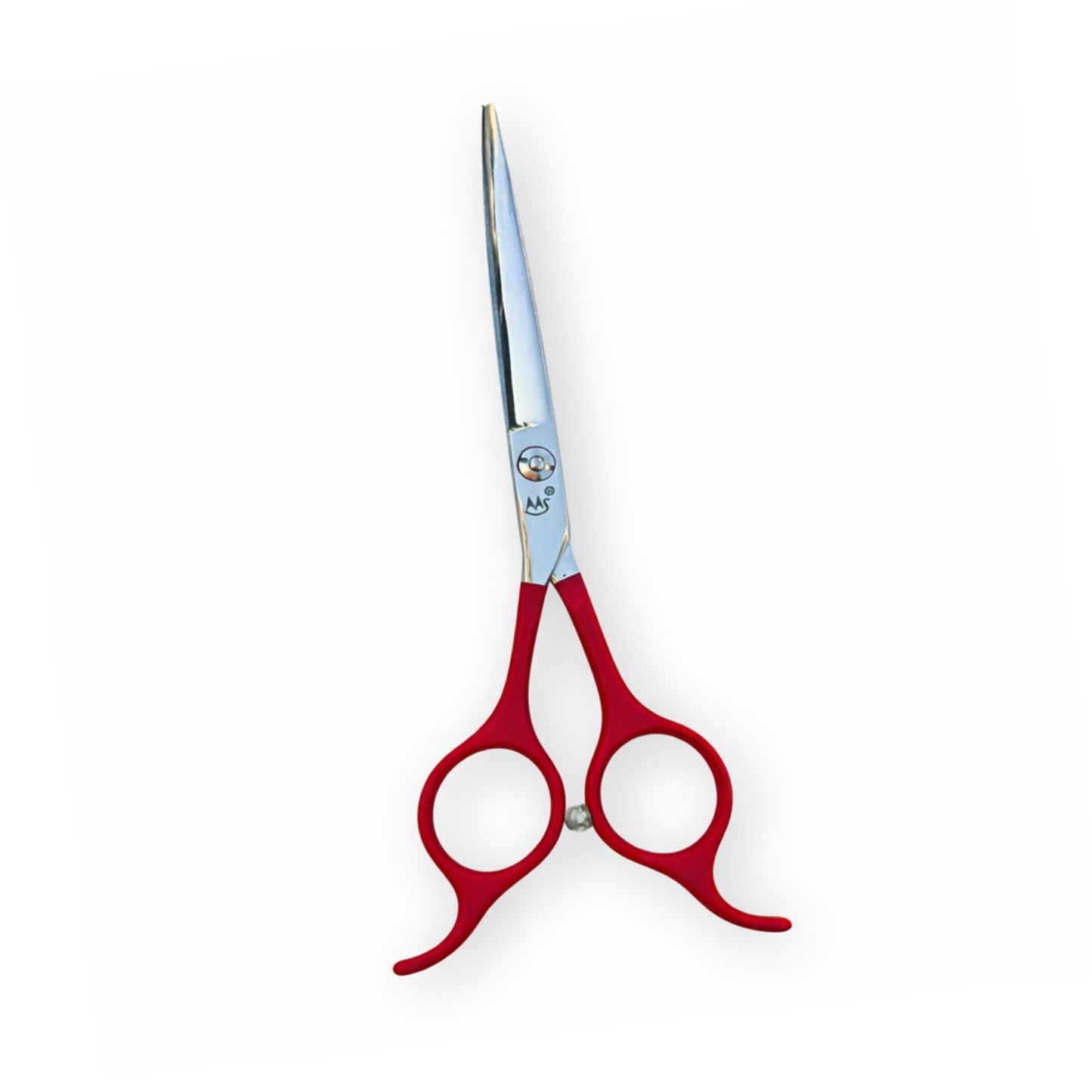 QUJF - 65 serrated professional micro-teeth curved scissors 6.5" (LH)